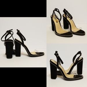 Studded Heeled Sandals